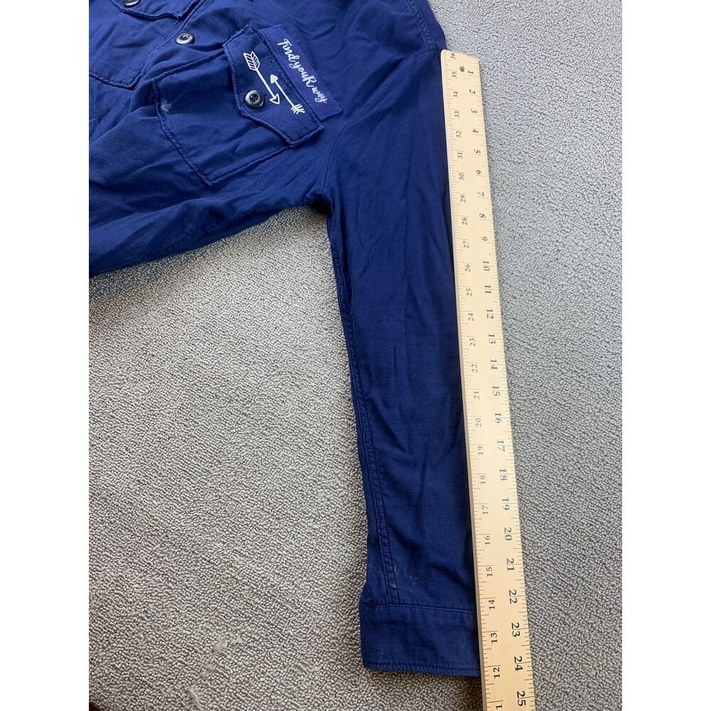 Zara Womens Large Shacket Blue Denim Everything Starts With A Blank Canvas - Picture 11 of 15